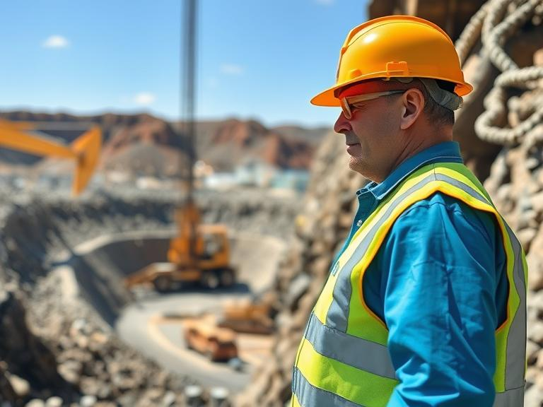 Health and Safety inspector at a mine
